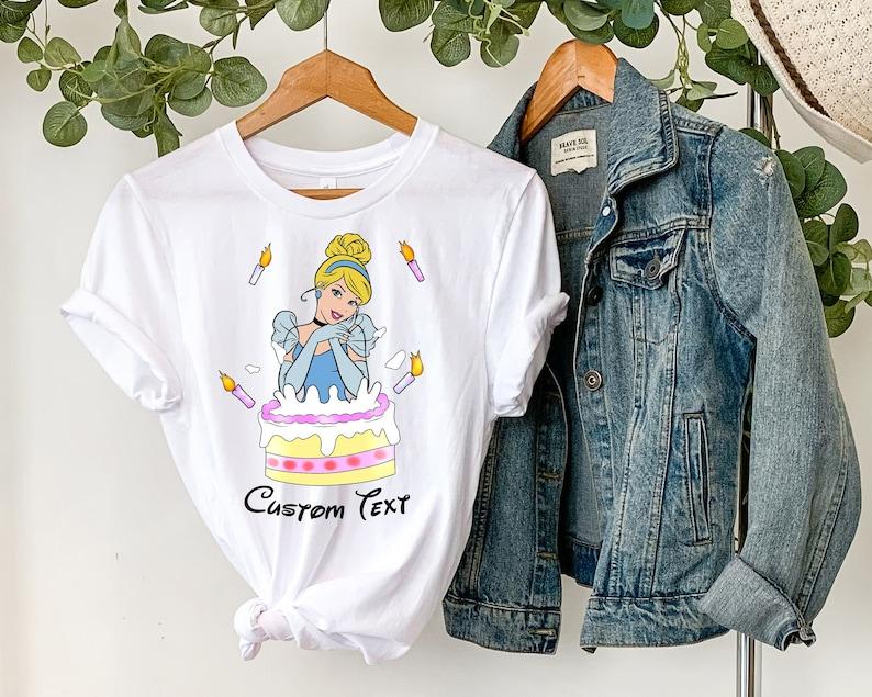 Cinderella Birthday Shirt, Disney Princess Birthday Shirt, Personalized Birthday Shirt, Birthday Girl Shirt, Birthday Family Matching Shirt 120