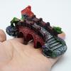 Aquarium Fish Tank Bridge & Decor: Goldfish Tank Rockery, Aquatic Plant Simulation Ornaments.