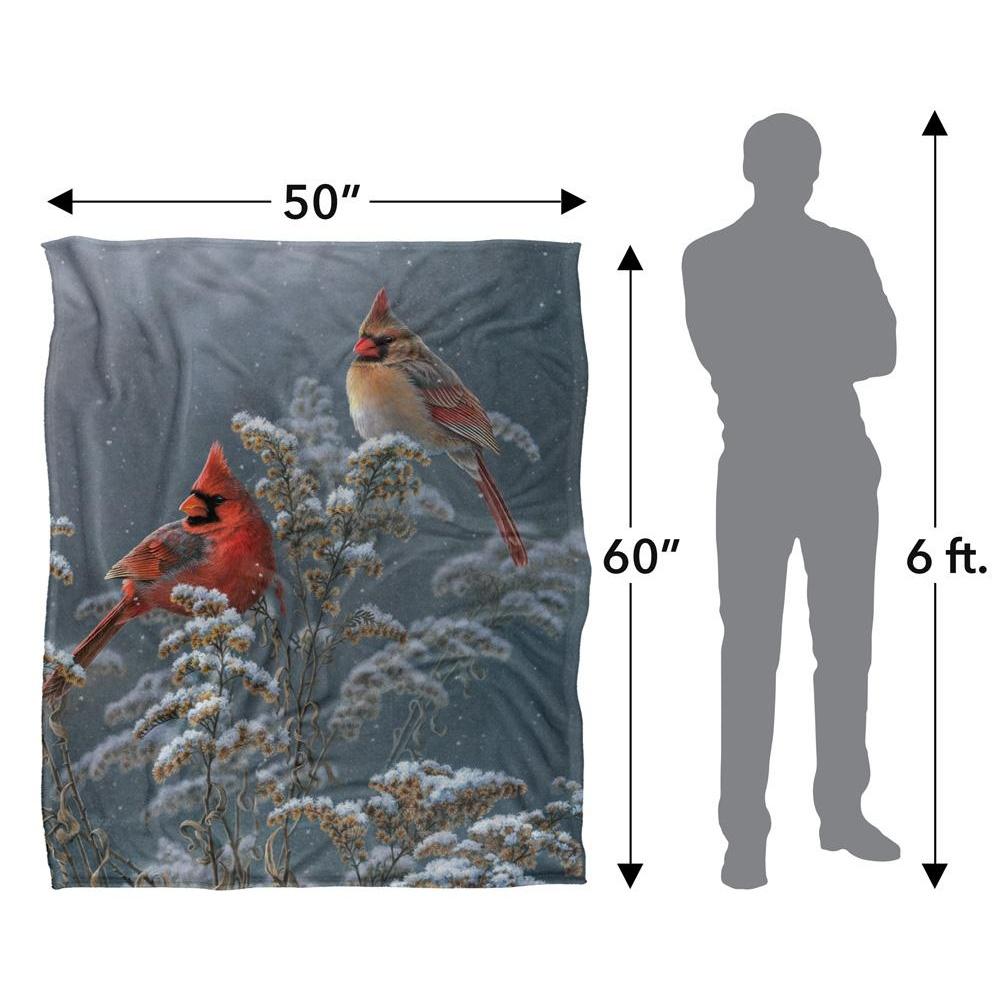 JQ Licensing Silky Cardinal Supersoft Blanket
