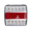 Combination Towing Taillight 16 LEDs Trailer Tail Light with Magnet 2 Piece/Set 12V Car Truck Tail Light