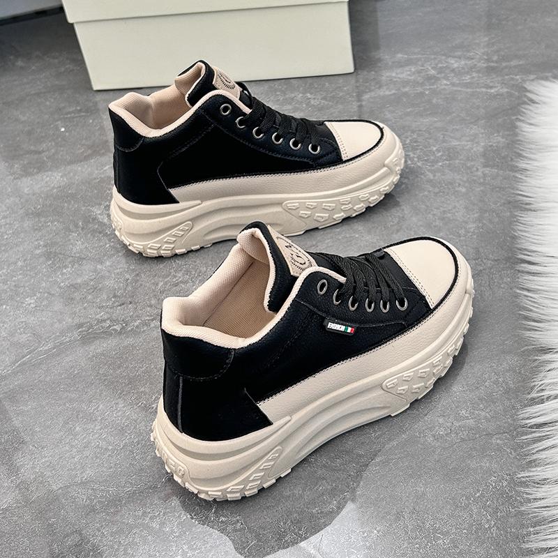 Fashion Fashion Designer Casual Sneakers Spring New Retro Platform Flats Shoes Ladies Small White Shoes Board Shoe Versatile Tenis Mujer