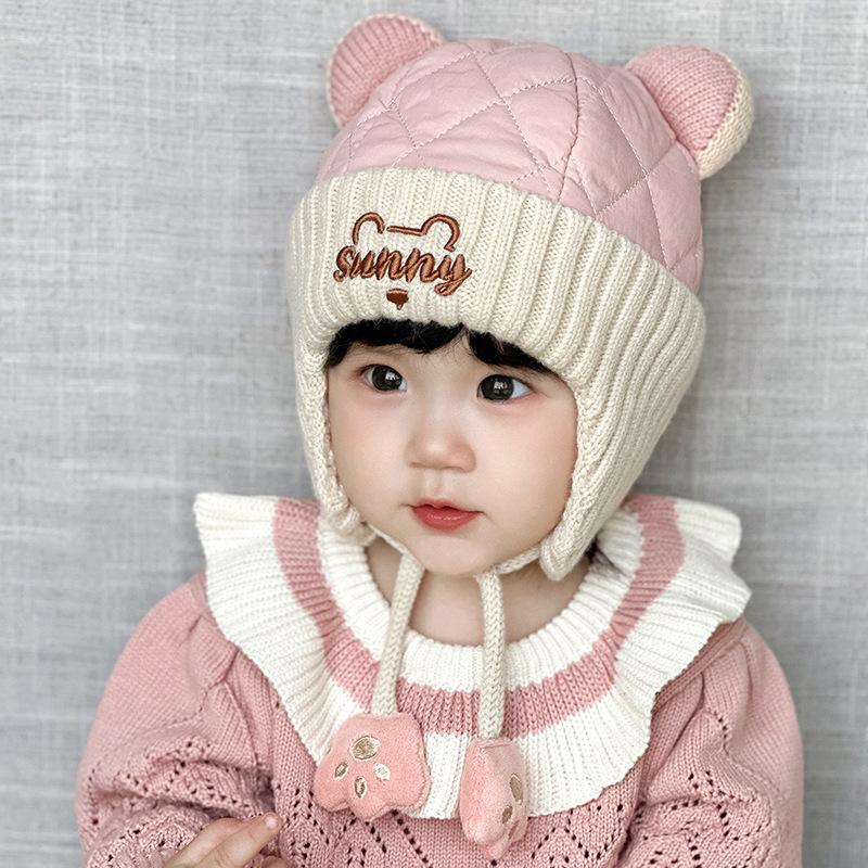 Pletená dětská čepice s klapkami na uši Zimní plyšová čepice Zesílená teplá čepice Lei Feng Venkovní větruodolná čepice Čepice na ochranu uší