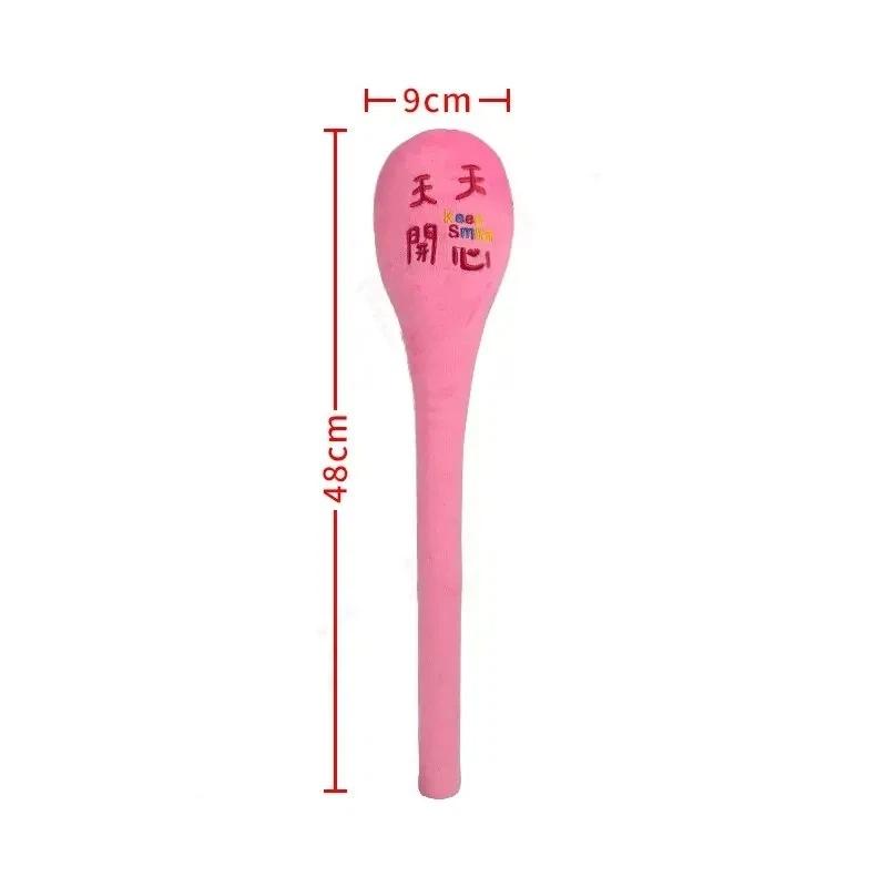 1Pcs Back Pain Relief Portable Body Vibration Hammer High Elasticity Plush Massage Pat Fu Character Slap Stick Massager