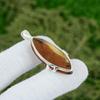 Marquise Mookaite Gemstone Wedding Bezel Wife Ethnic Pendant Jewelry 925 Silver