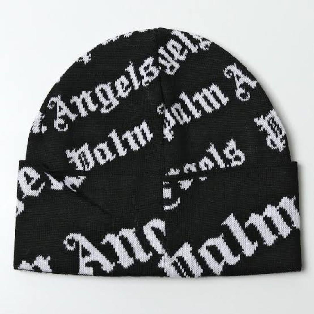 Used palm angels palm angels beanie knit hat