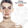 Wiederverwendbare Silikon-Faltenentfernungsaufkleber Anti-Falten-Pads Anti-Aging-Haut Gesichtsstraffungs-Pflaster Gesicht Stirn Hals Augenaufkleber