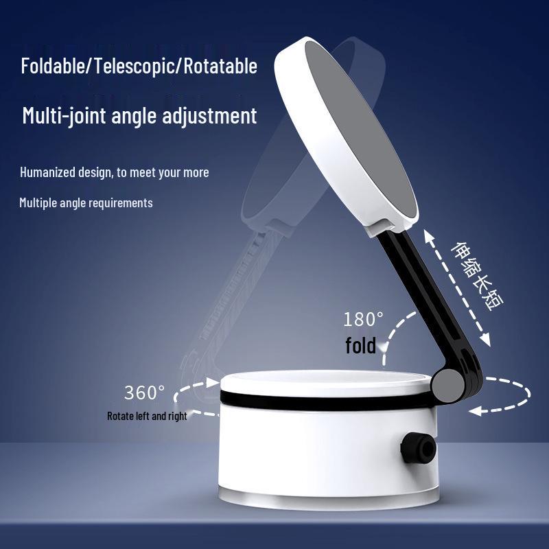 Cross-Border Magnetic Phone Holder: 360° Rotating Suction Cup for Stable Car Navigation