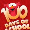 Sesame Street Unisex Adult 100 Days Of School Elmo Heather T-Shirt