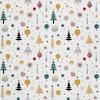 Outdoor Decorative Fabrics Oxford - Motif Christmas Holidays | Dx1880
