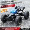 1:32 New Alloy 4WD RC Car Off Road Remote Control Car Radio Buggy Truck Racing Drift with Led Lights RTR Vehicle Children’s Toys