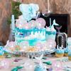 16Pcs/set Mermaid Party Cake Decoration Bubble Pearl Balls Cake Topper Girls Birthday Party Cupcake Dessert DIY Decor Wedding