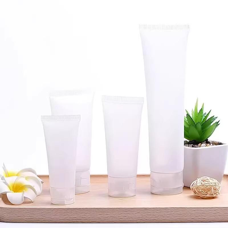 10Pcs 15Ml-100Ml Empty Squeeze Containers Pe Lip Gloss Tubes Bottle Sample Bottle Refillable Lip Gloss Cream Tube Diy Container