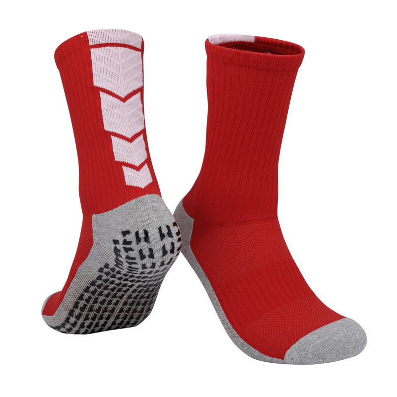 Men'S Dispensing Football Socks Men'S Professional Training Sports Socks Towel Bottom Breathable Medium Tube Socks Non-Slip Socks
