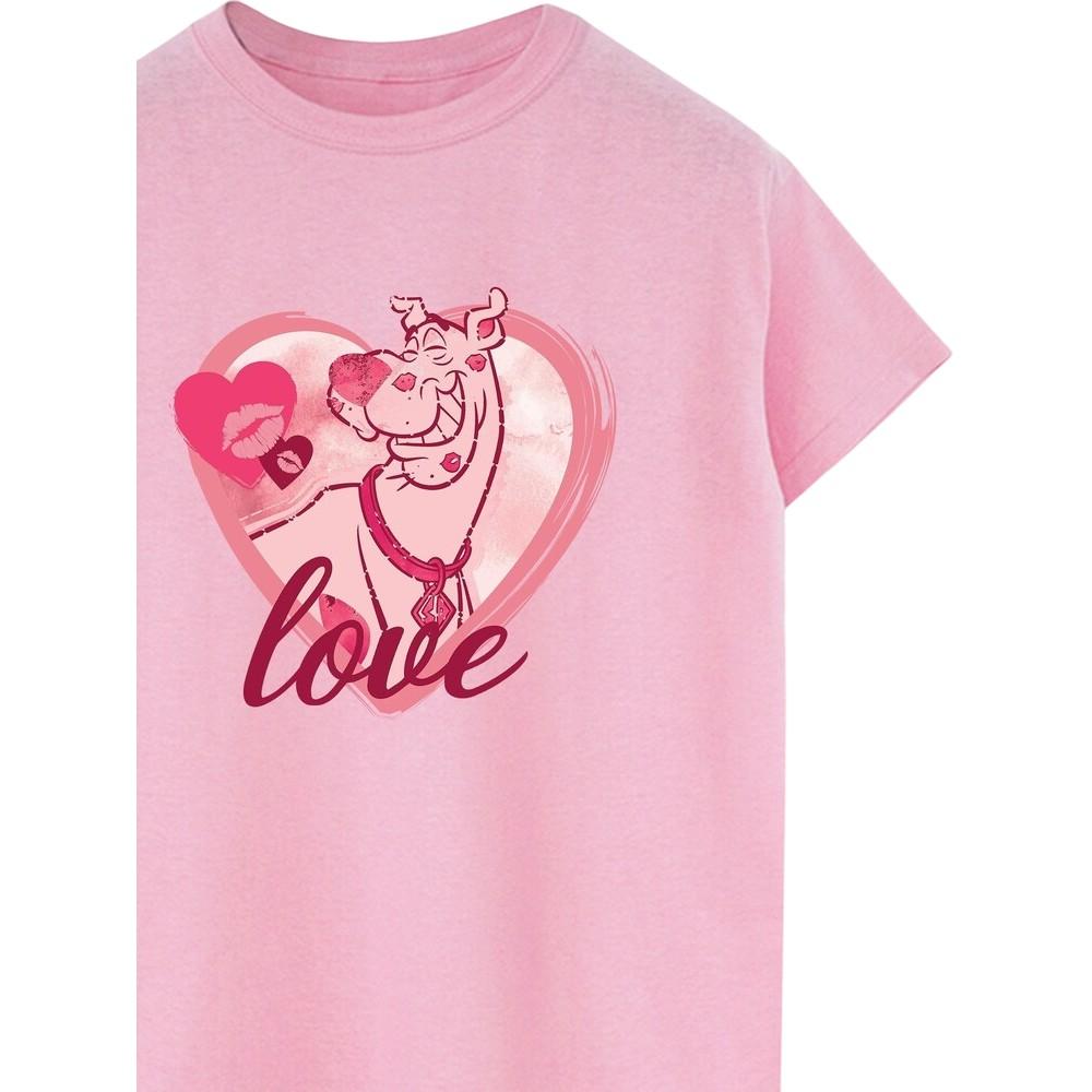 Scooby Doo Girls Love Kisses Cotton T-Shirt