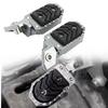 Silver Adjustable Foot Pegs Footrest For Bmw R1200Gs R1250Gs Adventure