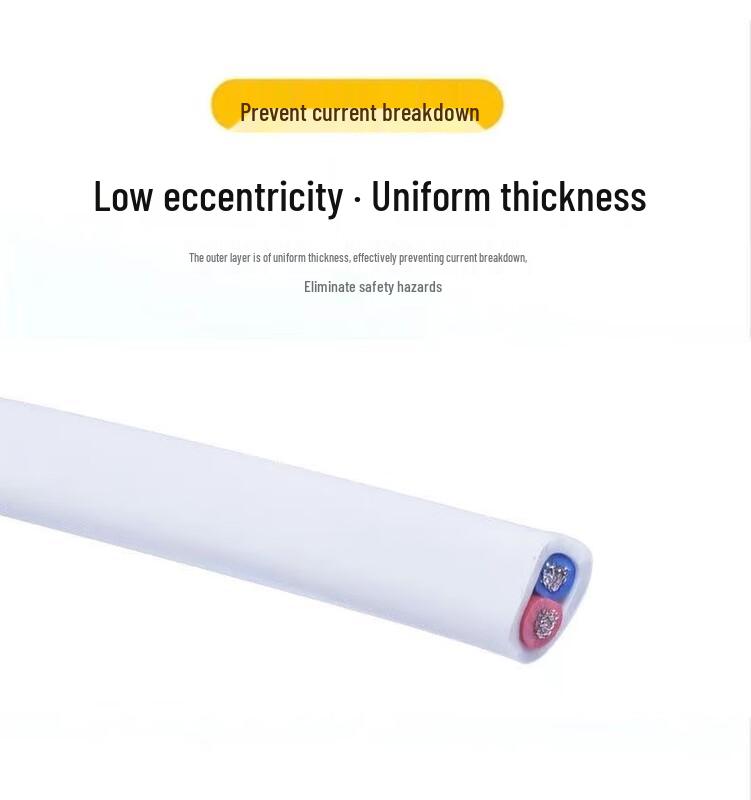 MUFAN 2-Core National Standard Electric Wire CN plug (adapter included)