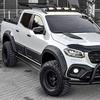 Mercedes-Benz X-Class X250D Pickup with Studded Wheel Arches, GT Mudguards, and Wide Body Kit