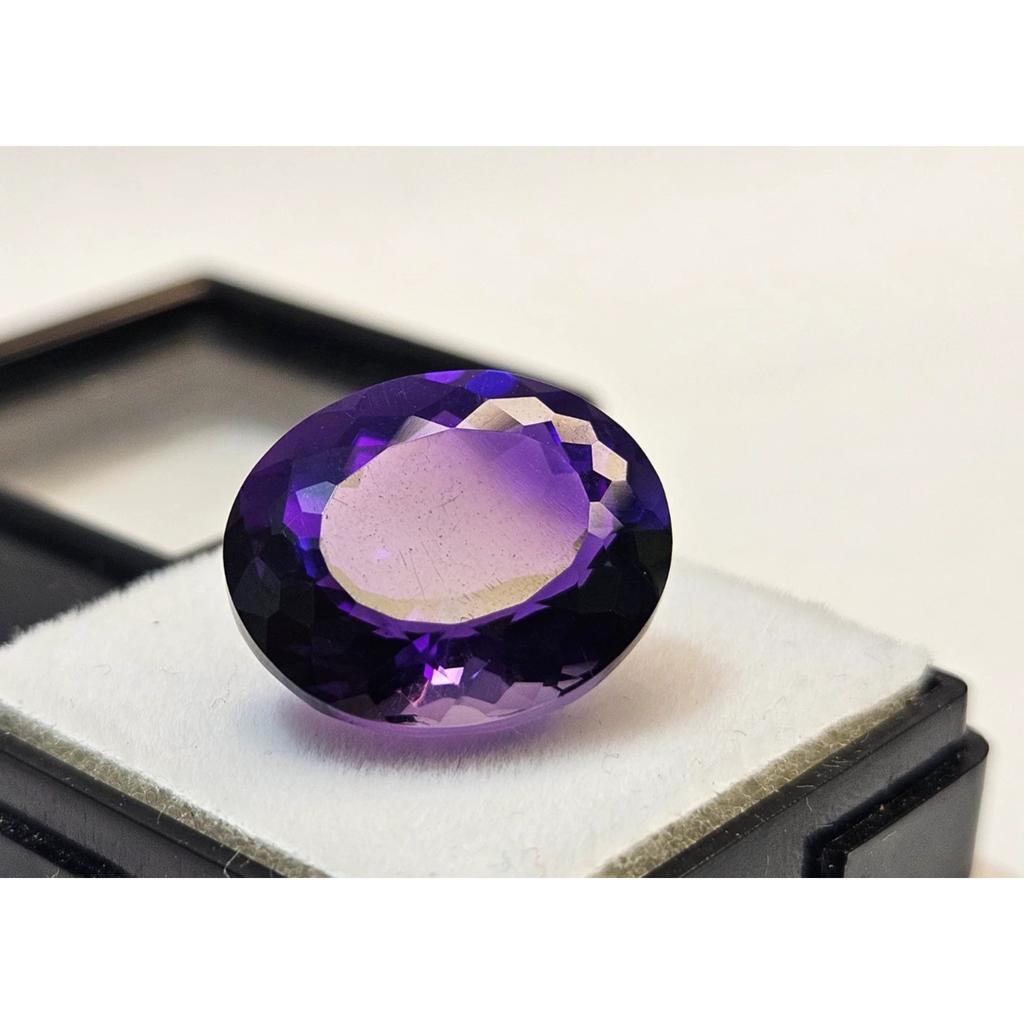 Natural Amethyst Purple Color Oval Cut 10-11 Ct Beautiful Loose Gemstone