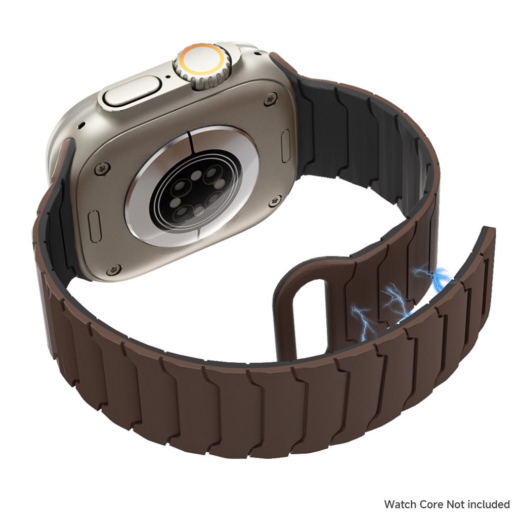 Silicone Magnetic Strap for Apple Watch Band Ultra 3 49mm Series 11 46mm 9/8/7 45 41mm Sport Bracelet IWatch 6 5 4 SE3 44mm 40mm
