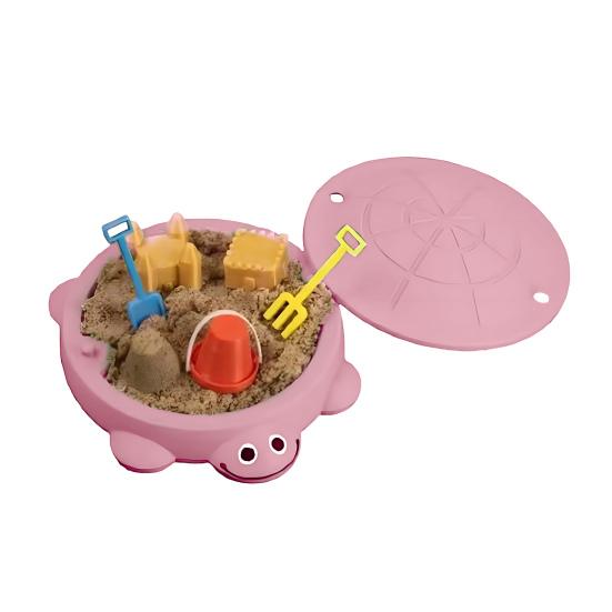 Mini Želví Pískoviště Stolní Hračka Zenová Zahrada Sada s Malým Hraběmi a Lopatkou Senzorická Hračka pro Úlevu od Stresu Kancelářský Domácí Dekorativní Stolní Doplněk