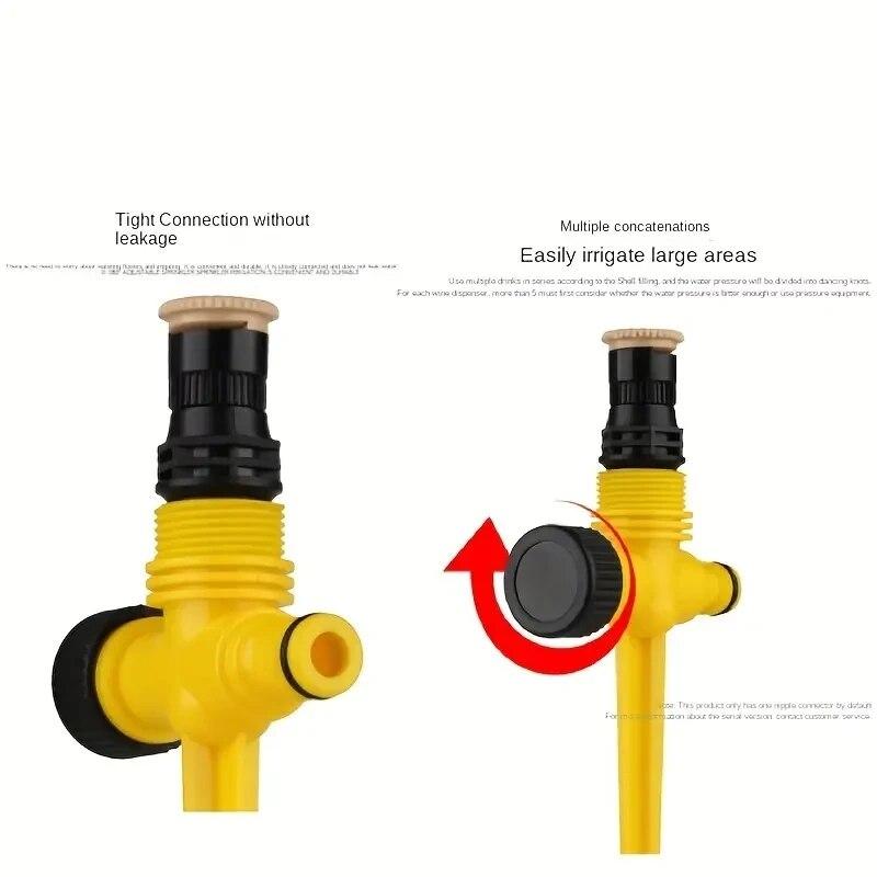 Automatischer Gartensprinkler mit 360°-Drehung – perfekt für Rasenflächen, Bauernhöfe und Gewächshäuser!