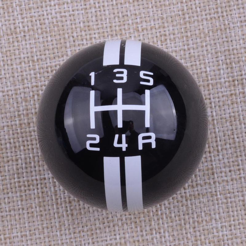 5 Speed Gear Shift Knob Shifter Lever Ball Head Fit for Ford Mustang Shelby GT500