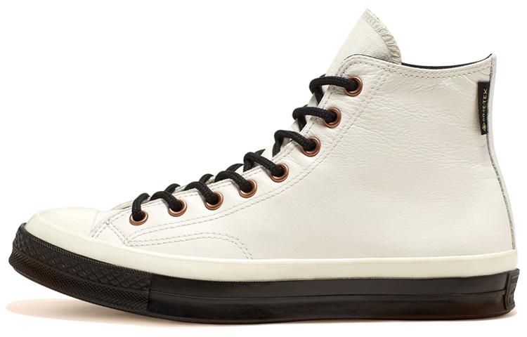 Converse Водонепроницаемые Кожаные Chuck 1970-х Высокие Белый Черный 165924C 41