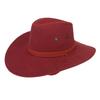 Trilby Cap Cowboy Style Adjustable Wide Brim Jazz Cap Costume Accessory for Horse Riding