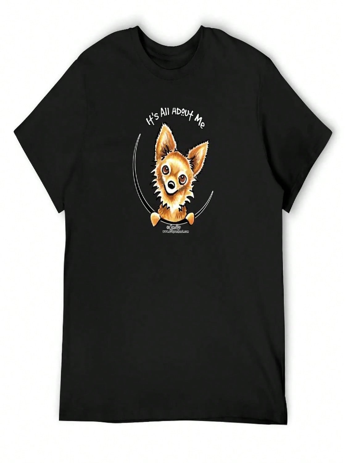 Long Haired Chihuahua __ It s All About Me T-Shirt  Animal Prinfor Boys Graphics unisex T Shirt S разноцветный