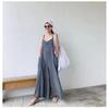 Korean-Style Striped Loose Wide Leg Casual Trousers Sling