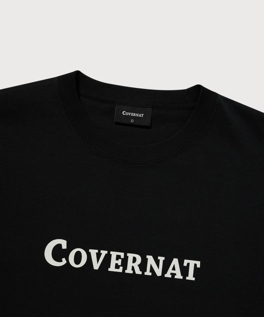 COVERNAT Center Logo T-Shirt Black