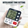 Timer Adjustable Volume One Key Reset Plastic Scratch Resistant Magnetic Time Reminder Household Supplies