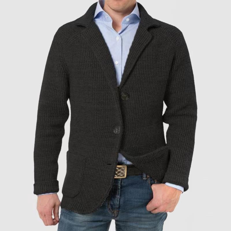 Men s Knit Blazer Cardigan in Brown with Multiple Color Options Casual Slim Fit Open Front Sweater S 2980₽