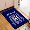 Custom Name Al FC Crest Rug for Living Room, Game Rooms, Office, Bedroom, Floor Mat Playful Design, fan gifts Christmas decor
