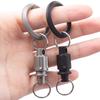 Titanium Alloy Quick Release Open Keychain Universal Rotary Buckle Convenient Detachable Keyring Quick Hangs Buckle