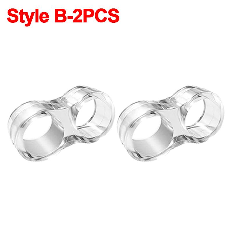8/1pcs Transparent Door Stop PVC Door Handle Bumper Anti-Collision Wall Furniture Protected Pads Buffer for Home Kitchen Bedroom