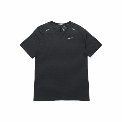 Men's Quick-Dry Lightweight Breathable Running T-Shirt In Black CJ5345-010