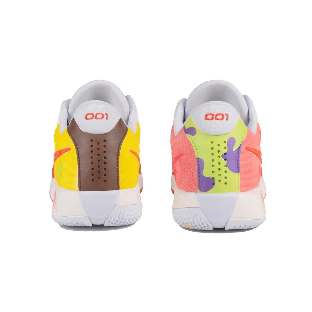 Nike Air Zoom G.T. Cut Academy Yellow Sponge, Whimsical Jellyfish, Mismatched Slip Resistant Abrasion Resistant Low top FB2598-101(TeamF-)