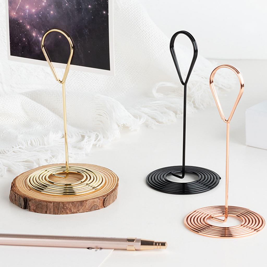 Metal Clip Table Number Holders Photo Holder Table Number Stand Perfect for Weddings and Parties