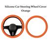 Soft Silicone Steering Wheel Cover Wear-resistant Tire Pattern Car Accessories Auto Protective Decoration Steering Wheel Cover