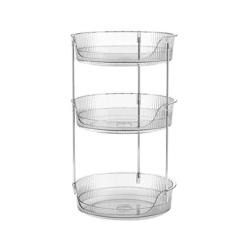 Organizator Cosmetic Rotativ Elegant cu Spațiu Amplu de Depozitare pentru Rujuri, Parfumuri și Produse de Îngrijire a Pielii