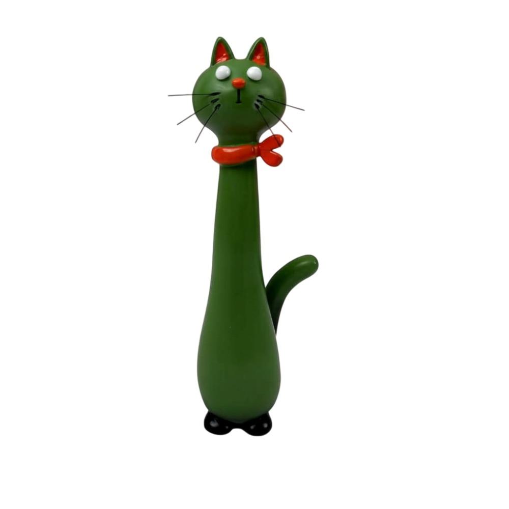 

Funny Cat-shaped Vases Ornament Cute Cartoon Style Desk Decor Kitty Planter Synthetic Resins Cat Figurine Cats Lovers Gift