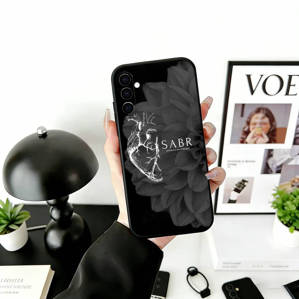 Sabr Patience Arabic Phone Case Black Silicone Soft For Samsung Galaxy A73,A72,A71,A70,A53,A52,A51