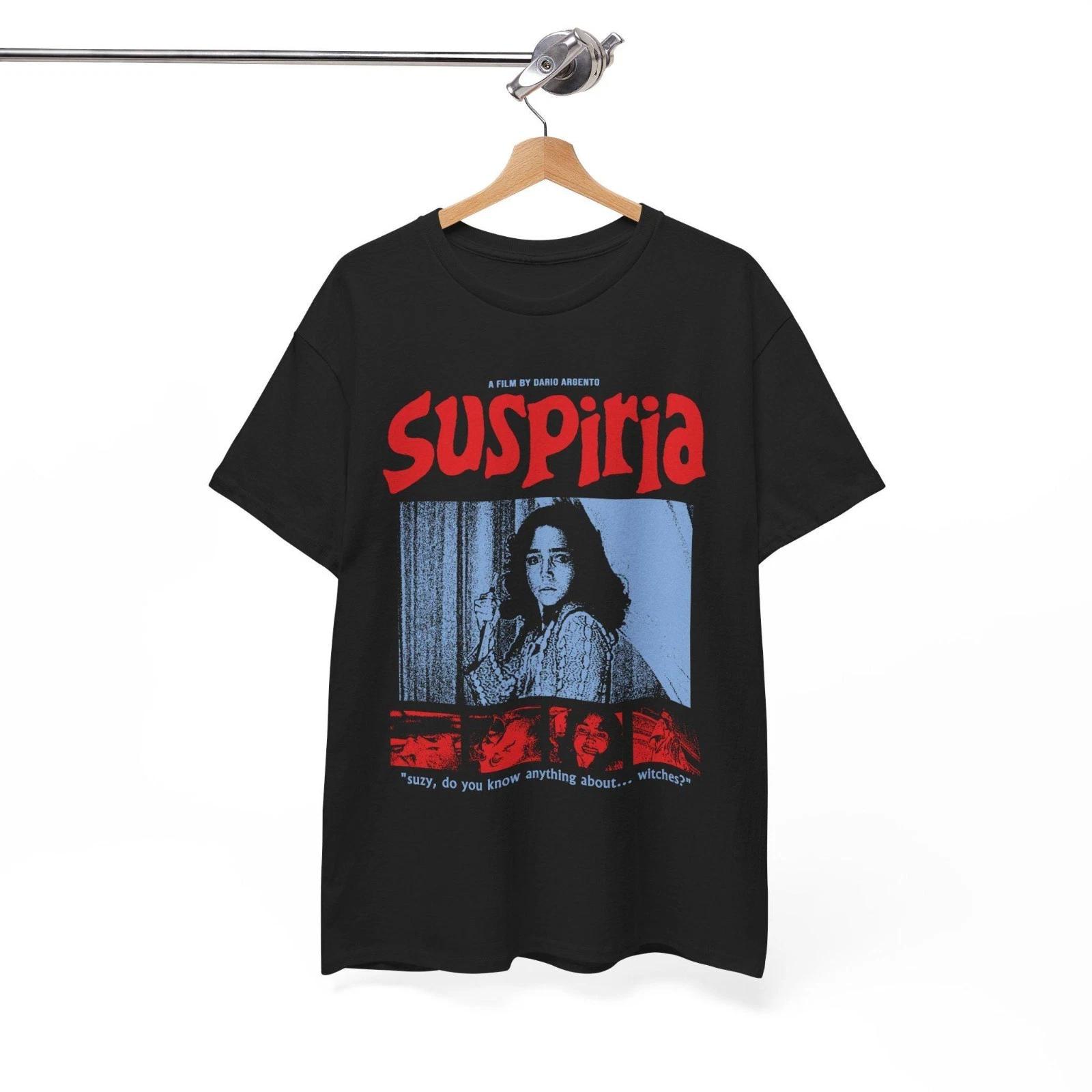 Футболка с принтом фильма ужасов Suspiria 1977, футболка в стиле артхаусного джалло Дарио Ардженто S