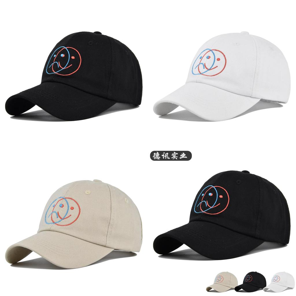 Embroidered Duck Tongue Baseball Cap Sun Hat Breathable Cotton Fashion Hat