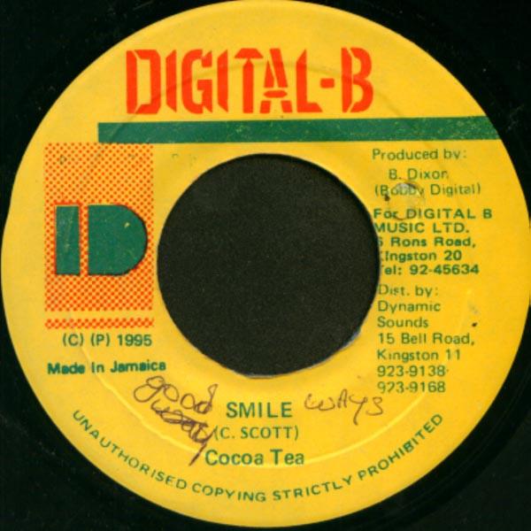 

7inch Record COCOA TEA - Smile NONE Digital-B 1995 Jamaica Reggae, Ska & Dub Used