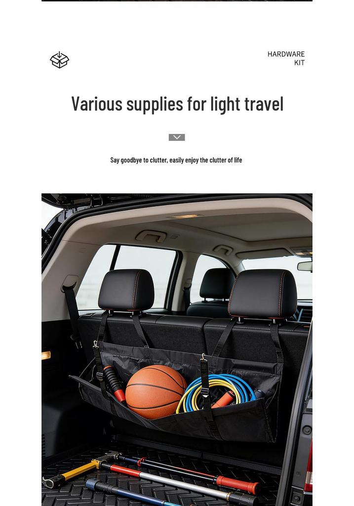 Portable Oxford Cloth Car Trunk Storage and Hanging Tool Bag
