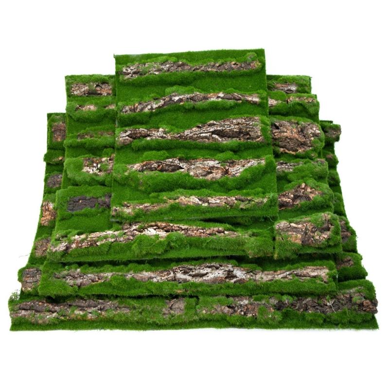 Fond en Mousse d'Écorce Polyvalent pour Projets Créatifs et Environnements de Terrarium Résistant à l'Humidité et Facile à Utiliser