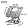360°Rotatable Foldable Aluminum Tablet Stand Height‑Adjustable Anti‑Slip Desk Holder for 4.7‑12.9 Inch iPad Pro Air Mini Phone