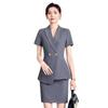 Elegant Women's Short-Sleeved Suit – Summer 2025 Goddess Style for Managers